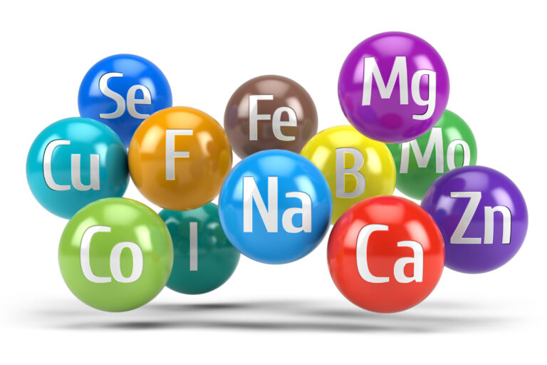 Essential chemical minerals and microelements – healthy diet con
